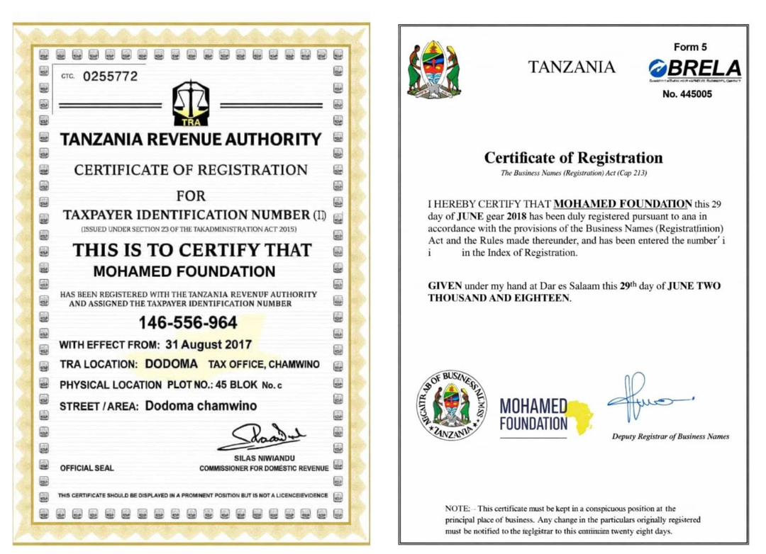 Hati ya Usajili BRELA